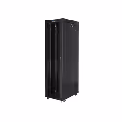 Lanberg FF01-8047-12B, Rack indipendenti, 47U, 800 kg, Lucchetti, Griglie, Piedini regolabili