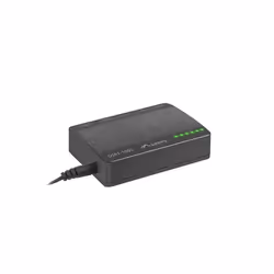 Lanberg DSP1-1005 switch di rete Non gestito Gigabit Ethernet (10/100/1000) Nero, Grigio - Vista aggiuntiva 4