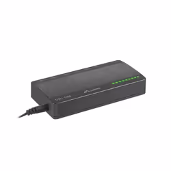 Lanberg DSP1-1008 switch di rete Non gestito Gigabit Ethernet (10/100/1000) Nero, Grigio - Vista aggiuntiva 2
