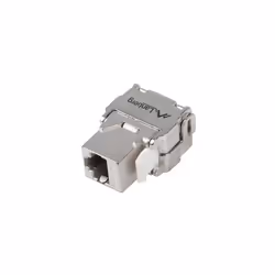 Lanberg KSF6-2000, Piatto, Acciaio inox, RJ-45, LSA, Femmina, Femmina