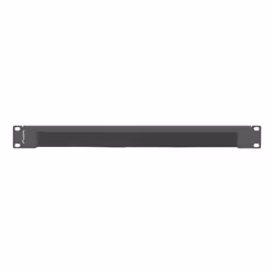 Lanberg AK-1103-B, Pannello spazzolato, Nero, Metallo, 1U, 48,3 cm (19"), 482,6 mm