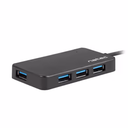 NATEC Moth, USB 2.0, USB 3.2 Gen 1 (3.1 Gen 1) Type-A, 5000 Mbit/s, Nero, 0,15 m, USB