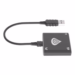GENESIS TIN 200, USB tipo A, USB 2.0, Maschio, Nero, Console di gaming, Scatola da appendere