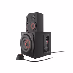 GENESIS Helium 610BT set di altoparlanti 60 W PC/PC portatile Nero, Rosso 2.1 canali 2-vie 30 W Bluetooth
