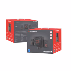 GENESIS Helium 610BT set di altoparlanti 60 W PC/PC portatile Nero, Rosso 2.1 canali 2-vie 30 W Bluetooth - Vista aggiuntiva 6