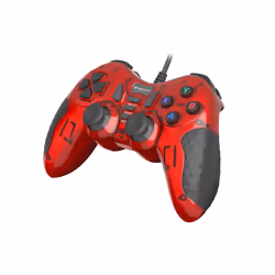 GENESIS MANGAN 200 Rosso USB 2.0 Gamepad Analogico/Digitale PC