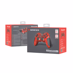 GENESIS MANGAN 200 Rosso USB 2.0 Gamepad Analogico/Digitale PC - Vista aggiuntiva 6