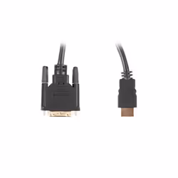 Lanberg CA-HDDV-20CU-0018-BK cavo e adattatore video 1,8 m HDMI tipo A (Standard) DVI-D Nero