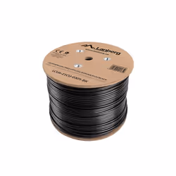Lanberg LCU6-21CU-0305-BK cavo di rete Nero 305 m Cat6 U/UTP (UTP) - Vista aggiuntiva 4