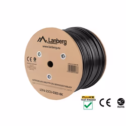 Lanberg LCF6-21CU-0305-BK cavo di rete Nero 305 m Cat6 F/UTP (FTP) - Vista aggiuntiva 2
