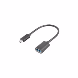 Lanberg AD-UC-UA-04 cavo USB USB 3.2 Gen 1 (3.1 Gen 1) 0,15 m USB A USB C Nero - Vista aggiuntiva 2