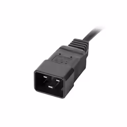 Lanberg PDU-08I-0200-C20-BK unità di distribuzione dell'energia (PDU) 8 presa(e) AC 1U Nero - Vista aggiuntiva 4