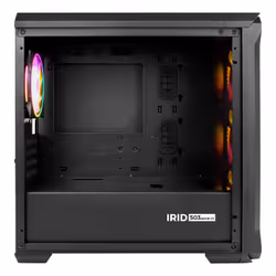 GENESIS Irid 503 ARGB Micro Tower Nero, Trasparente - Vista aggiuntiva 5