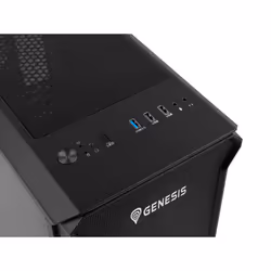 GENESIS Irid 503 ARGB Micro Tower Nero, Trasparente - Vista aggiuntiva 8