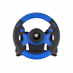 GENESIS Seaborg 350 Nero, Blu USB Sterzo + Pedali Nintendo Switch, PC, PlayStation 4, Playstation 3, Xbox 360, Xbox One, Xbox Series S, Xbox Series X - Vista aggiuntiva 7