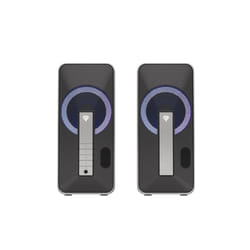 GENESIS Helium 100 BT RGB set di altoparlanti 10 W PC/PC portatile Nero, Argento 2.0 canali Bluetooth