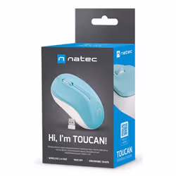 NATEC NMY-1651 mouse Ufficio Ambidestro Bluetooth 1600 DPI - Vista aggiuntiva 6