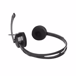 NATEC Canary Go Auricolare Cablato A Padiglione Ufficio Nero - Vista aggiuntiva 2