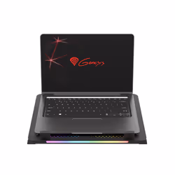 GENESIS Oxid 450 base di raffreddamento per laptop 39,6 cm (15.6") 2400 Giri/min Nero - Vista aggiuntiva 4