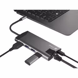 NATEC Fowler Plus USB tipo-C Nero, Grigio - Vista aggiuntiva 4