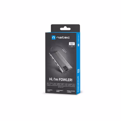 NATEC Fowler Plus USB tipo-C Nero, Grigio - Vista aggiuntiva 6