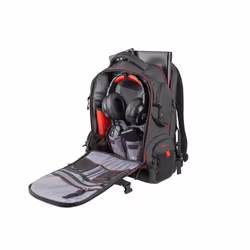 GENESIS Pallad 550 43,9 cm (17.3") Zaino Nero, Rosso - Vista aggiuntiva 2