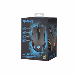 FURY Hustler mouse Gaming Ambidestro USB tipo A Ottico 6400 DPI - Vista aggiuntiva 6