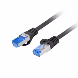 Lanberg PCF6A-10CC-0500-BK cavo di rete Nero 5 m Cat6a S/FTP (S-STP) - Vista aggiuntiva 2