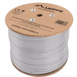 Lanberg LCUF6L-11CU-0305-S cavo di rete Grigio 305 m Cat6a U/FTP (STP) - Vista aggiuntiva 3