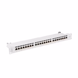 Lanberg PPS7-1024-S, Cat7, F/UTP (FTP), Grigio, ABS, Metallo, Montaggio a rack, 1U