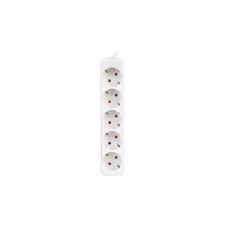 Lanberg PS0-05F-0150-W, 1,5 m, Interno, Tipo F, Type F (CEE 7/4), IP20, Bianco