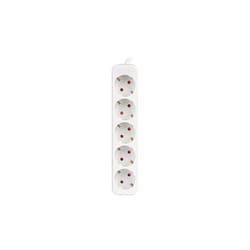 Lanberg PS0-05F-0150-W prolunghe e multiple 1,5 m 5 presa(e) AC Interno Bianco