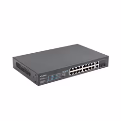 Lanberg RSFE-16P-2C-250 switch di rete Non gestito Gigabit Ethernet (10/100/1000) Supporto Power over Ethernet (PoE) 1U Nero - Vista aggiuntiva 4