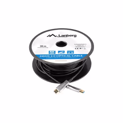Lanberg CA-HDMI-20FB-0300-BK cavo HDMI 30 m HDMI tipo A (Standard) Nero