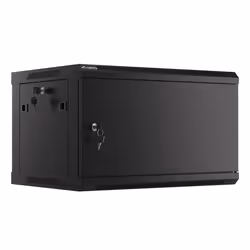 Lanberg WF01-6406-00B, Da parete, 6U, 60 kg, 16,5 kg, Nero