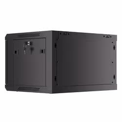 Lanberg WF01-6406-00B rack 6U Da parete Nero - Vista aggiuntiva 5