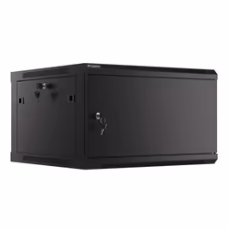 Lanberg WF01-6606-00B, Da parete, 6U, 60 kg, 20,3 kg, Nero