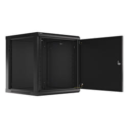 Lanberg WF01-6612-00B rack 12U Da parete Nero