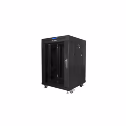 Lanberg FF01-6615-12BL, Rack indipendenti, 15U, 800 kg, Lucchetti, Griglie, Piedini regolabili