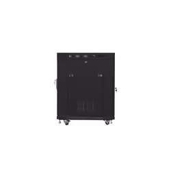Lanberg FF01-8015-12BL rack 15U Rack indipendenti Nero