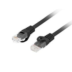 Lanberg PCU6-10CU-0200-BK cavo di rete Nero 2 m Cat6 U/UTP (UTP)