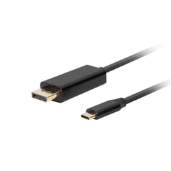 Lanberg CA-CMDP-10CU-0018-BK cavo e adattatore video 1,8 m USB tipo-C DisplayPort Nero