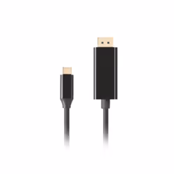 Lanberg CA-CMDP-10CU-0030-BK cavo e adattatore video 3 m USB tipo-C DisplayPort Nero - Vista aggiuntiva 2