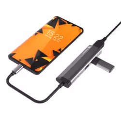 NATEC Fowler Slim Cablato USB 3.2 Gen 1 (3.1 Gen 1) Type-C Nero, Cromo