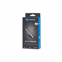 NATEC Fowler Go USB 3.2 Gen 1 (3.1 Gen 1) Type-C Acciaio inox
