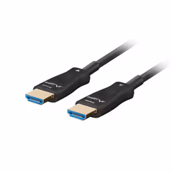 Lanberg CA-HDMI-30FB-0500-BK, 50 m, HDMI tipo A (Standard), HDMI tipo A (Standard), 48 Gbit/s, Nero