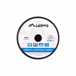 Lanberg CA-HDMI-30FB-1000-BK cavo HDMI 100 m HDMI tipo A (Standard) Nero - Vista aggiuntiva 4