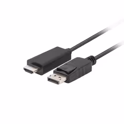 Lanberg CA-DPHD-11CC-0050-BK adattatore per inversione del genere dei cavi DisplayPort HDMI Nero - Vista aggiuntiva 3