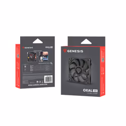 NATEC Oxal 120 Case per computer Ventilatore 12 cm Nero 1 pz