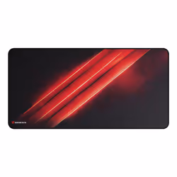 GENESIS Carbon 500 Maxi Flash G2 Tappetino per mouse per gioco da computer Nero, Rosso - Vista aggiuntiva 2